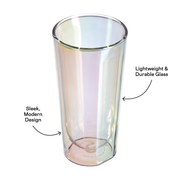 Prism Pint Glass Set (2) - Portable Glassware R9